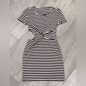 NEW - Brown Striped Dress